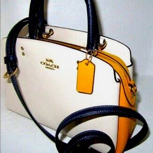 Coach satchel mustard yellow worth $378 selling for 180 obo